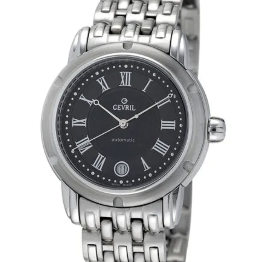 Gevril Men's Stainless Steel Gray Automatic First Generation Watch